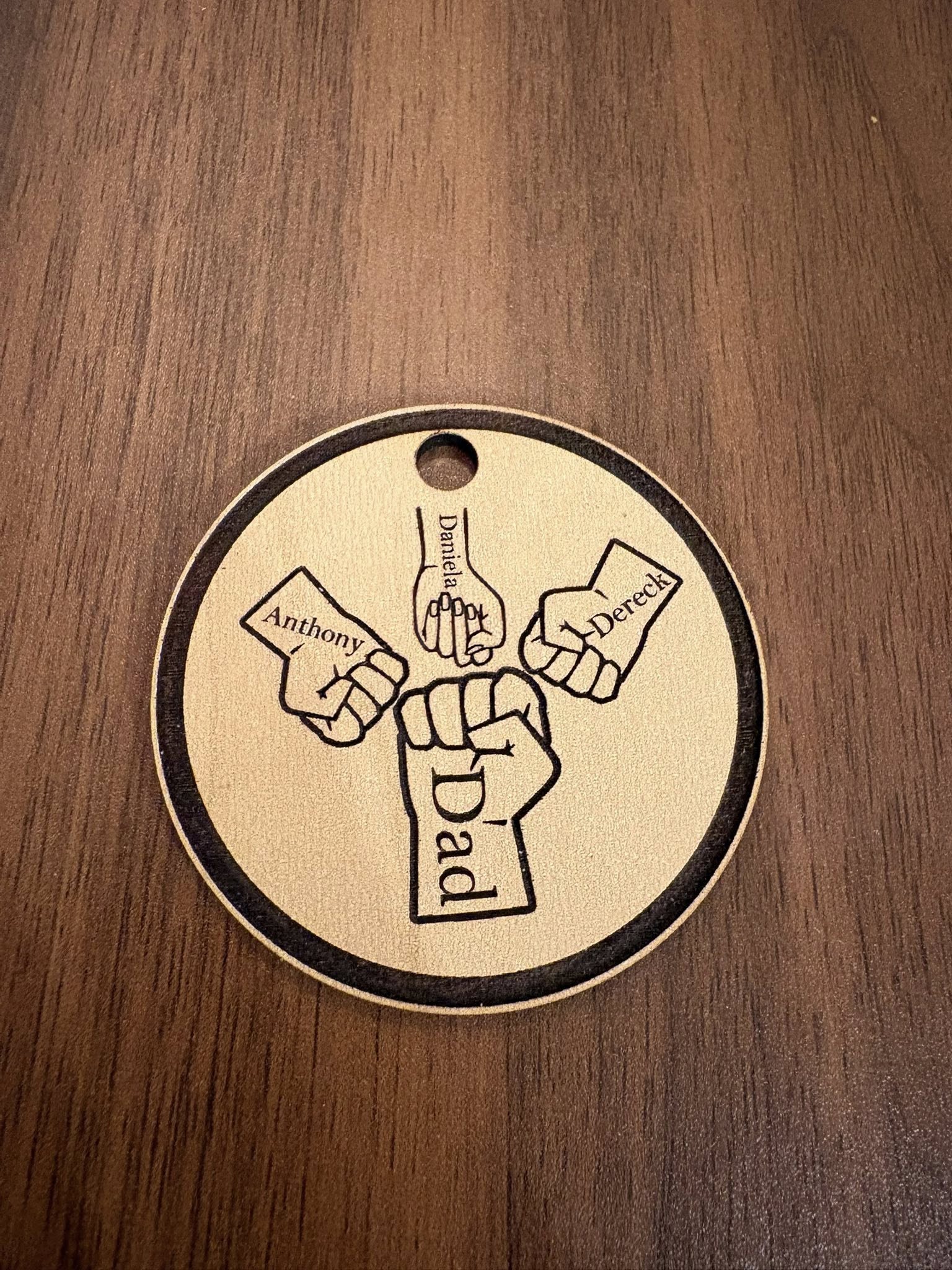 Father Day Key Chain Tag