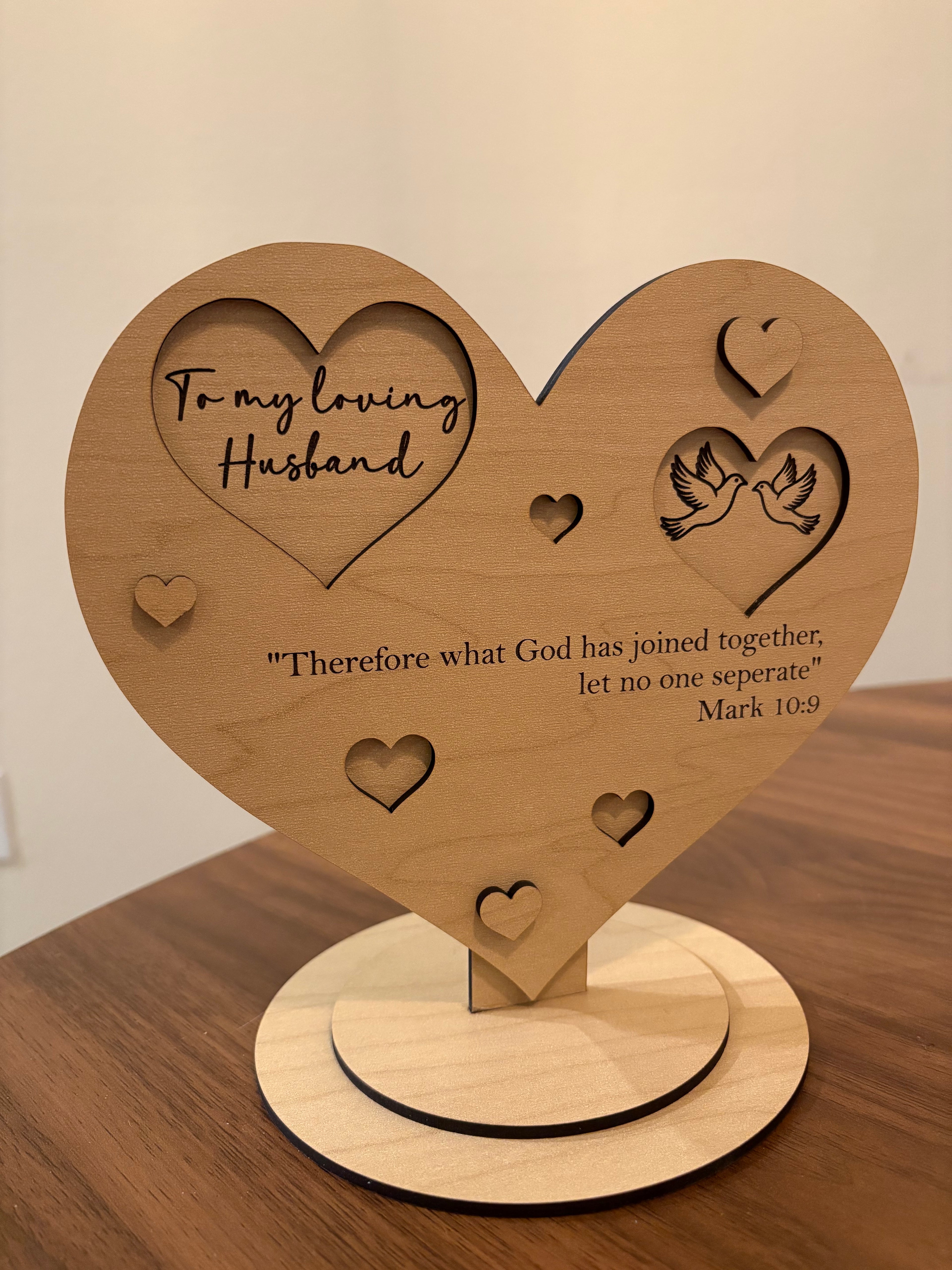 To My Loving Husband Sign